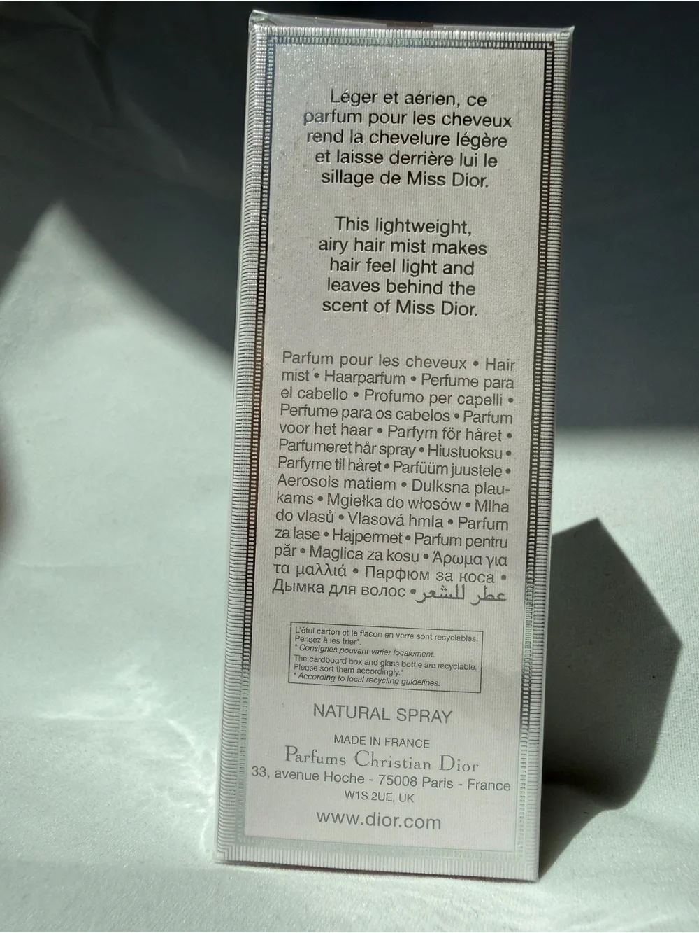 Brand New Miss Dior Hair mist 1 oz